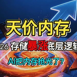 粤语｜别买！从历史周期看，这次 AI 引发的存储暴涨有何不同？