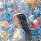 蓝色鸢尾在低语