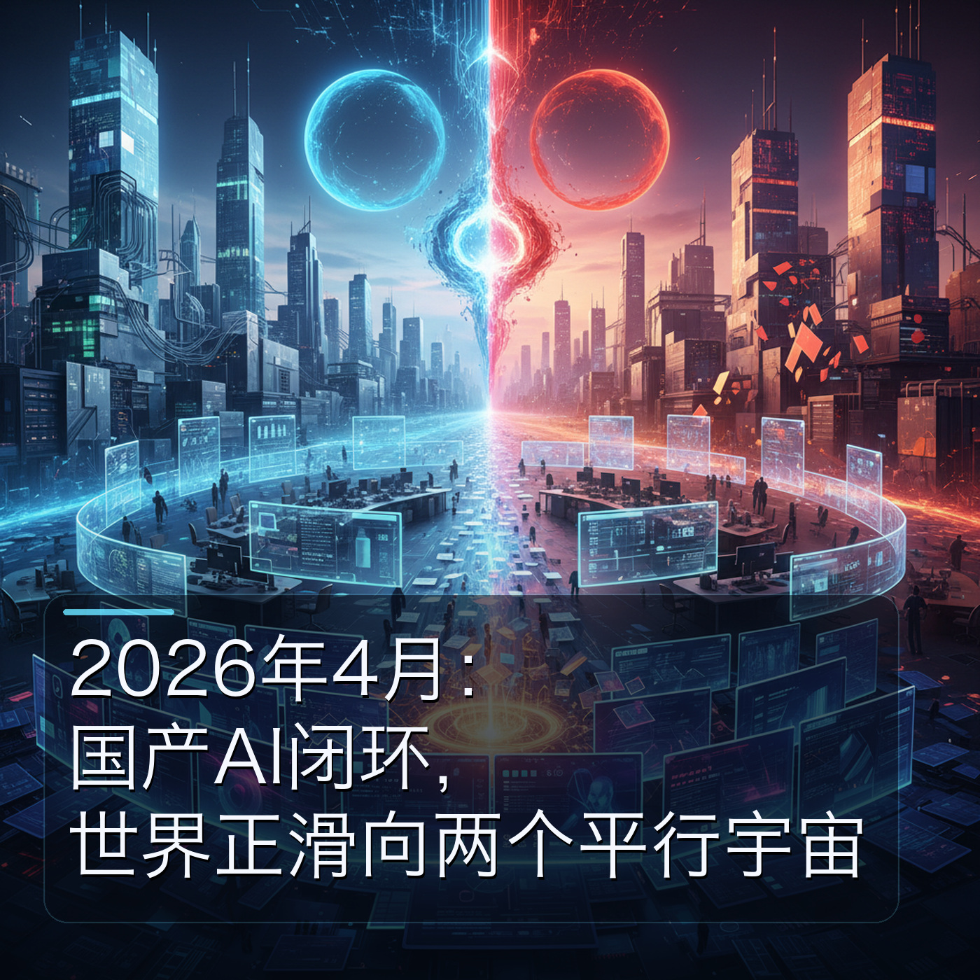 2026年4月：国产AI闭环，世界正滑向两个平行宇宙 episode artwork