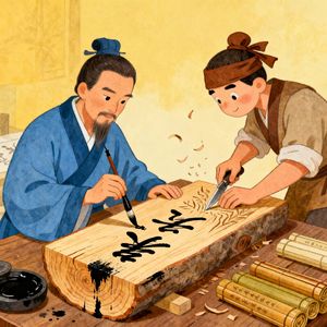 E169 成语故事小屋：入木三分
