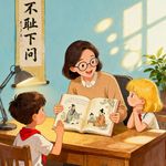 E176 成语故事小屋：不耻下问