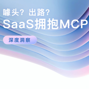 SaaS拥抱MCP,是噱头还是出路?