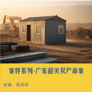 11. 案件系列：韶关双尸命案。70秒钟一刀毙命，是职业杀手吗？