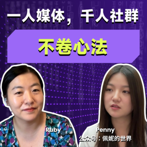 E75. 对话佩妮:从VC到10万粉公众号+2500人付费社群,一个人干完30人媒体的活