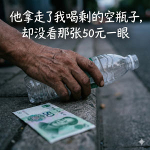那个拒绝了50元的老人，给了我一记最响亮的“耳光”！