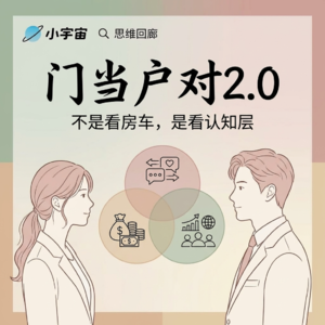 门当户对 2.0：不是看房看车，是看"认知层"