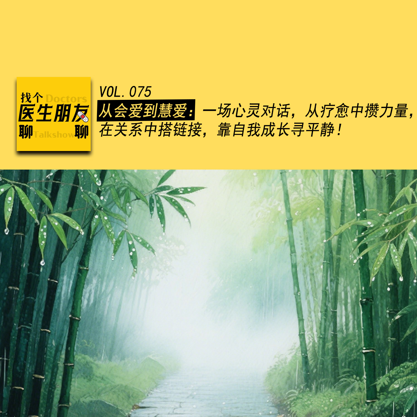 VOL.075从会爱到慧爱：一场心灵对话，从疗愈中攒力量，在关系中搭链接，靠自我成长寻平静！ episode artwork