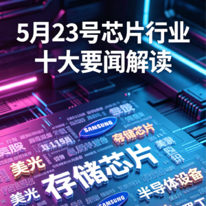 日本半导体设备出口管制！芯片行业十大要闻解读 (0523)