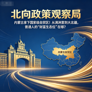 内蒙古拿下国家级自贸区！从满洲里到大北疆，普通人的“财富生态位”在哪？