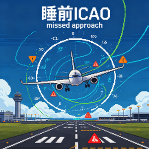 「睡前ICAO」全英文聊聊复飞程序