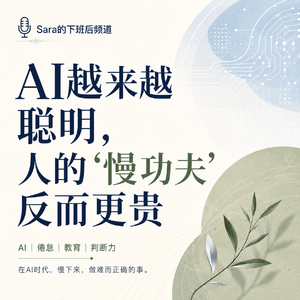 EP13|AI越来越聪明，人的“慢功夫”反而更珍贵