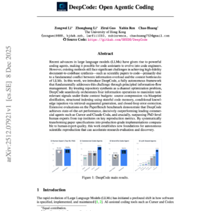 【第494期】DeepCode：开放式AI自主编程框架