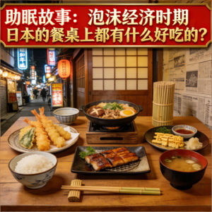 助眠故事：泡沫经济时期，日本的餐桌上都有什么好吃的？