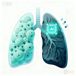 今天3分钟我们来聊聊全球最接近上市的AI药:让硬化的肺重新呼吸