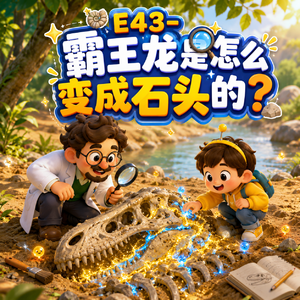 E43-霸王龙是怎么变成石头的?|恐龙与史前生命