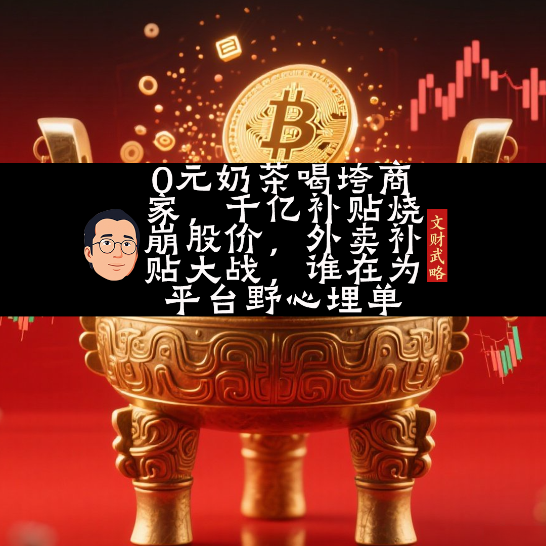 0元奶茶喝垮商家，千亿补贴烧崩股价：外卖补贴大战，谁在为平台的野心埋单？ episode artwork