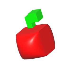 这颗苹果没砸中