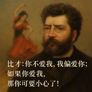04.比才《卡门》:你不爱我,我偏爱你;如果你爱我,那你可要小心了!