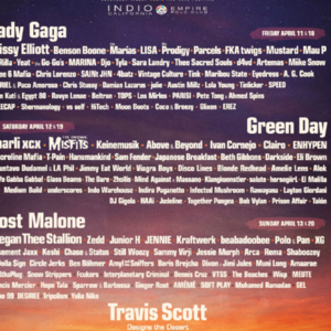 Travis Scott W2 @ Coachella 2025科切拉音 乐节