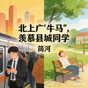 北上广“牛马”，羡慕县城同学