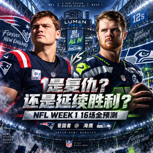 EP59 - Pre Week 1: 你说这球扯不扯,海鹰又战爱国者。16场全比赛前瞻。