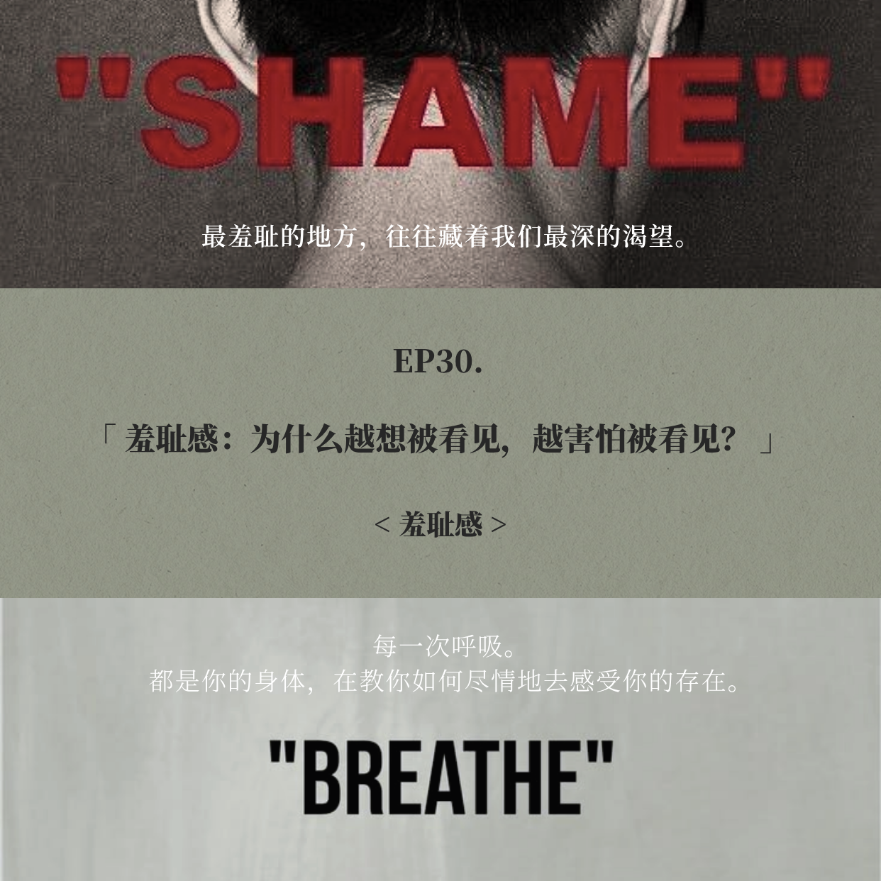 EP30. 羞耻感：为什么越想被看见，越害怕被看见？ episode artwork