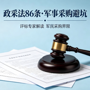 军队采购VS政府采购：搞不懂这条法律分水岭，投了也是白投！