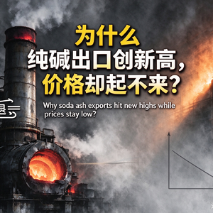 Vol.268 为什么纯碱出口创新高,价格却起不来?为什么散户总是想着抄底纯碱和玻璃?