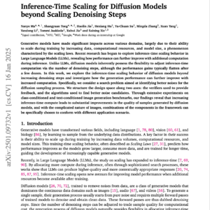 【第145期】扩散模型的Inference-Time Scaling
