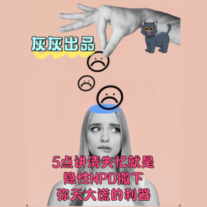 5点讲清失忆就是隐性NPD撒下弥天大谎的利器
