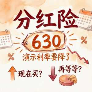 Vol.45 分红险的「演示利率」要降了，现在买还是再等等？