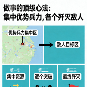 41-做事的顶级心法:集中优势兵力,各个歼灭敌人