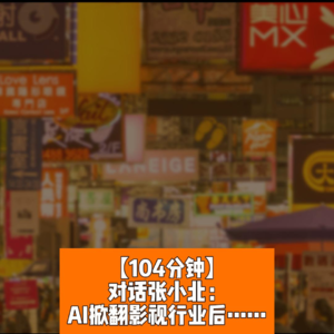 对话张小北：AI时代掀翻影视行业之后……