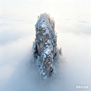 【航拍视觉】张家界冬日仙境：雪后天门山×武陵源全攻略