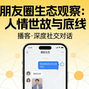 Vol.005 VX朋友圈3000人,经常联系有没300人?