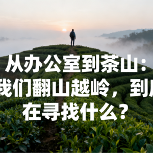 从办公室到茶山：我们翻山越岭，到底在寻找什么？