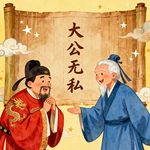 E198 成语故事小屋：大公无私
