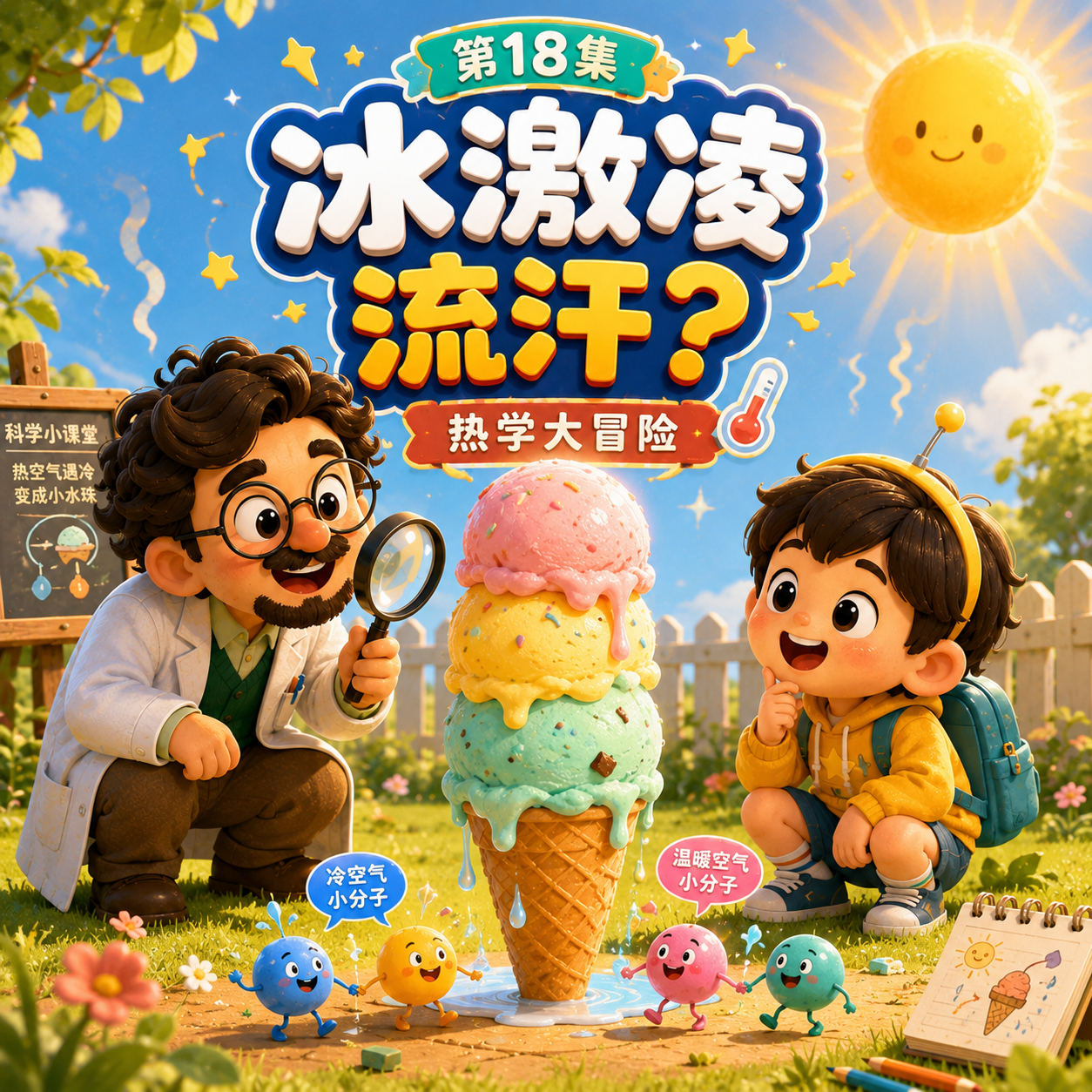E18-为什么冰激凌在太阳下会流汗？｜物理 episode artwork