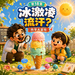 E18-为什么冰激凌在太阳下会流汗?|物理