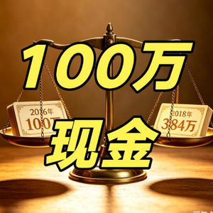 为什么你现在的100万,相当于过去2018年的384万?现金真香!