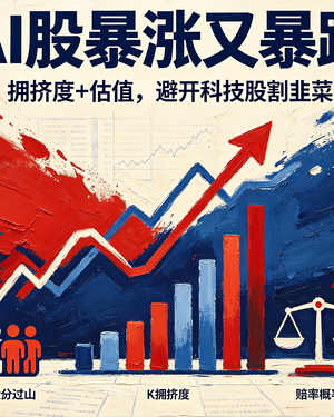 AI股价暴涨暴跌，普通人到底是上车还是跳车？