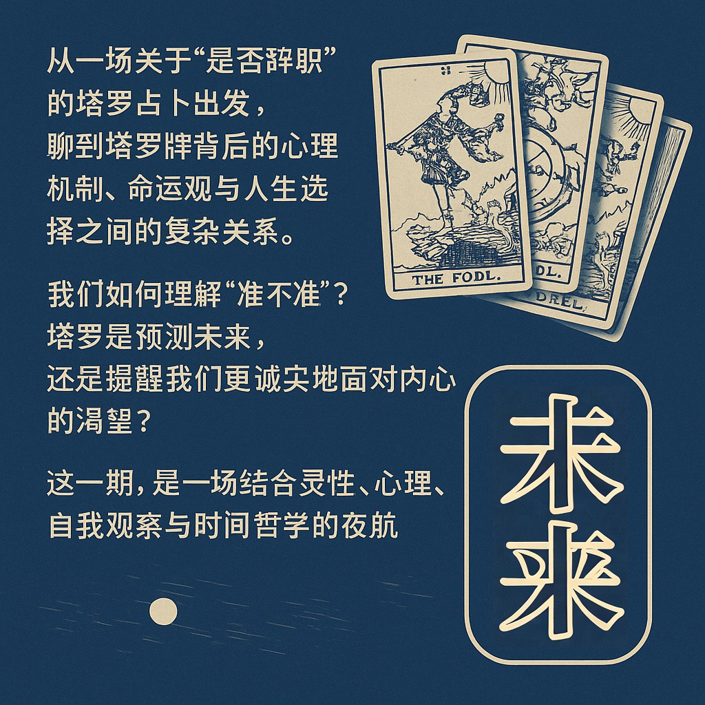 塔罗牌，为了预测未来，还是确认现在？丨48岁和24岁的自由对谈2 episode artwork