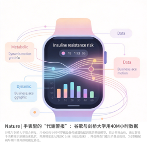 Nature | 谷歌与剑桥大学用40M小时数据炼成胰岛素抵抗预测模型，精准度直追临床检测