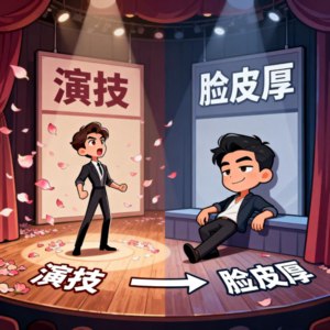 以前人生靠演技，现在需要厚脸皮！[吐槽脱口秀]
