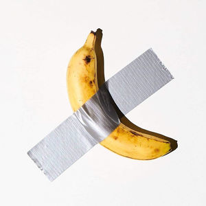 看不懂的概念艺术｜一根15万美元香蕉的现场吃播