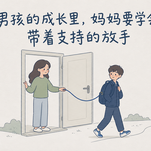 EP019.男孩的成长里,妈妈要学会 “带着支持的放手”