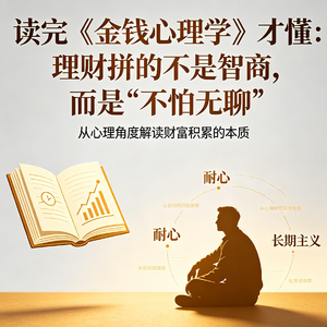 EP08.读完《金钱心理学》才懂:理财拼的不是智商,而是“不怕无聊”