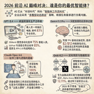 2026年全球四大顶尖人工智能模型横向比对报告
