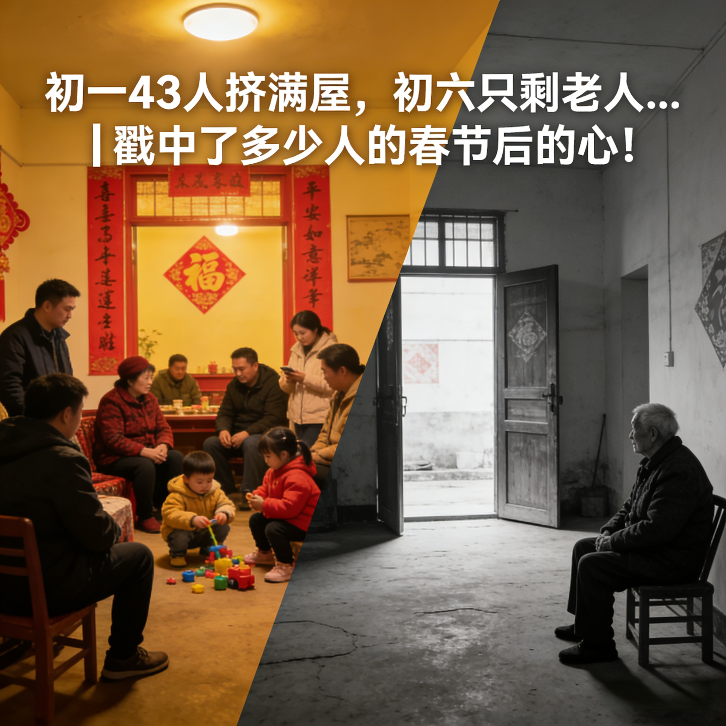 “初一43人挤满屋，初六只剩老人…”｜戳中了多少人的节后的心！ episode artwork