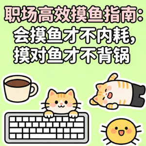 EP10 职场高效摸鱼指南：会摸鱼才不内耗，摸对鱼才不背锅
